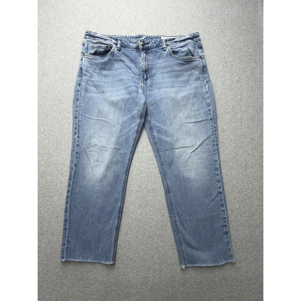 Rag & Bone Jeans Womens 34 Dre Low Rise Slim Boyfriend Blue Dora Casual Stretch